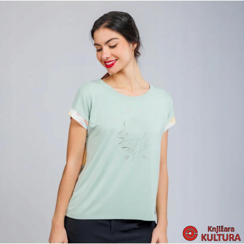 MAJICA KRATKIH RUKAVOVA -ZELENA- S/M 40271-103 
