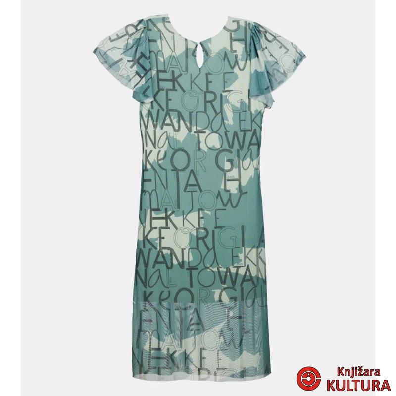 MIDI HALJINA KRATKIH RUKAVOVA -ZELENA - L/XL 40278-201 