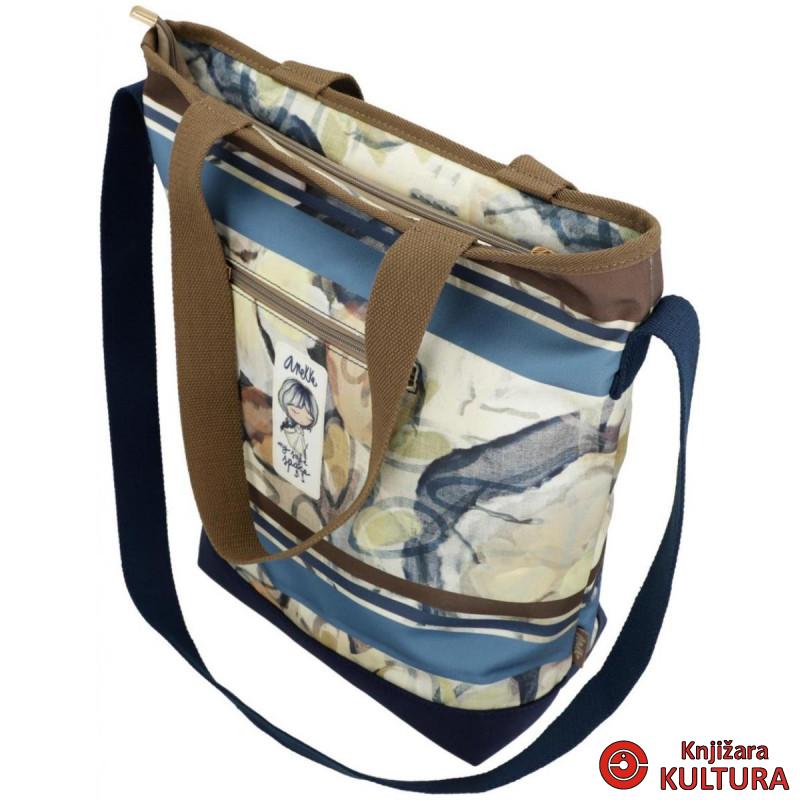 TORBA ZA PLAŽU S TEKSTIL PLAVA 40484-202 