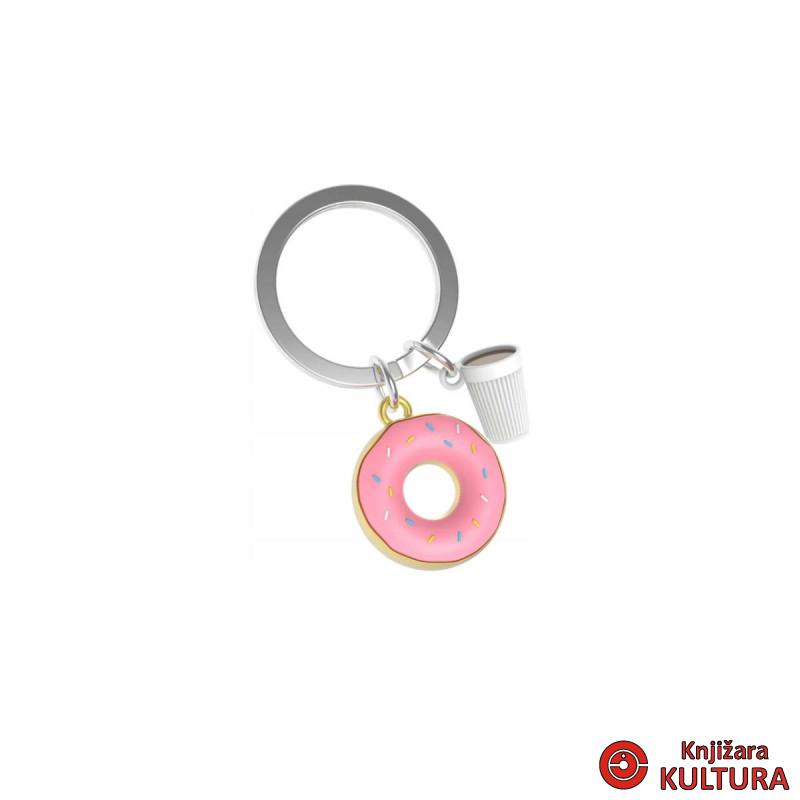 PRIVJESAK ZA KLJUČEVE-METAL- Breakfast Foodie  -Donut 