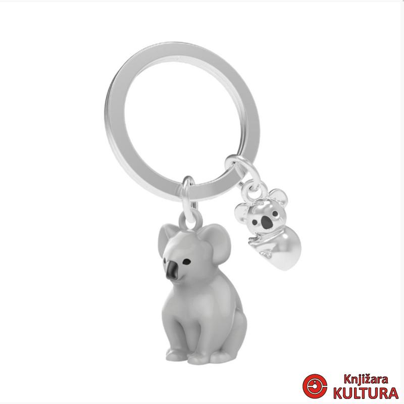 PRIVJESAK ZA KLJUČEVE-METAL- Animal  -Koala Mom 