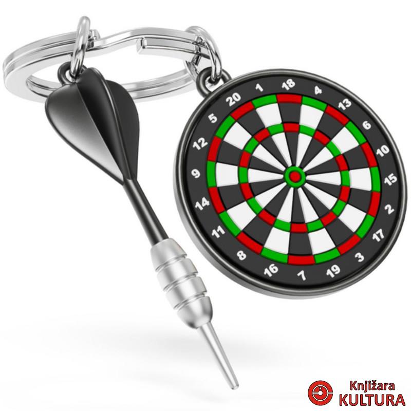PRIVJESAK ZA KLJUČEVE-METAL- Sport  -Dartboard 