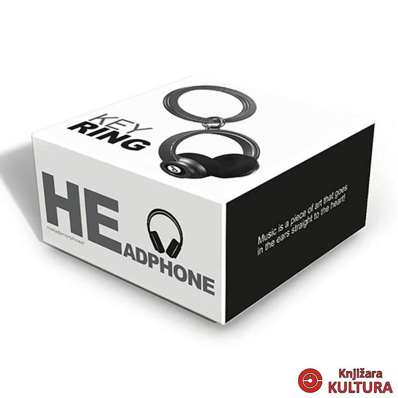 PRIVJESAK ZA KLJUČEVE-METAL- Music  -Headphone 