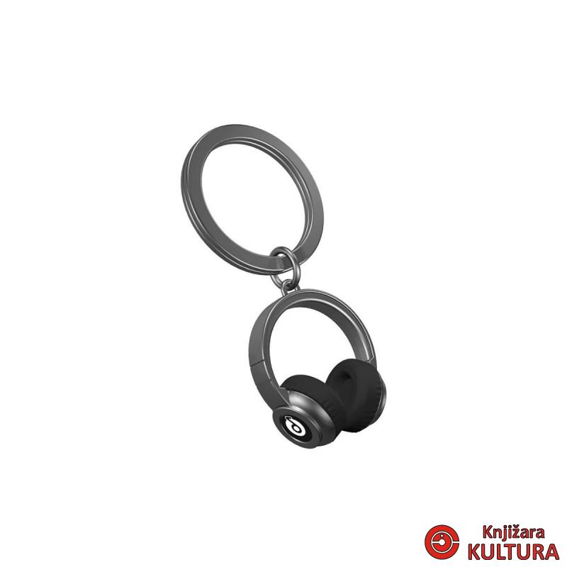 PRIVJESAK ZA KLJUČEVE-METAL- Music  -Headphone 