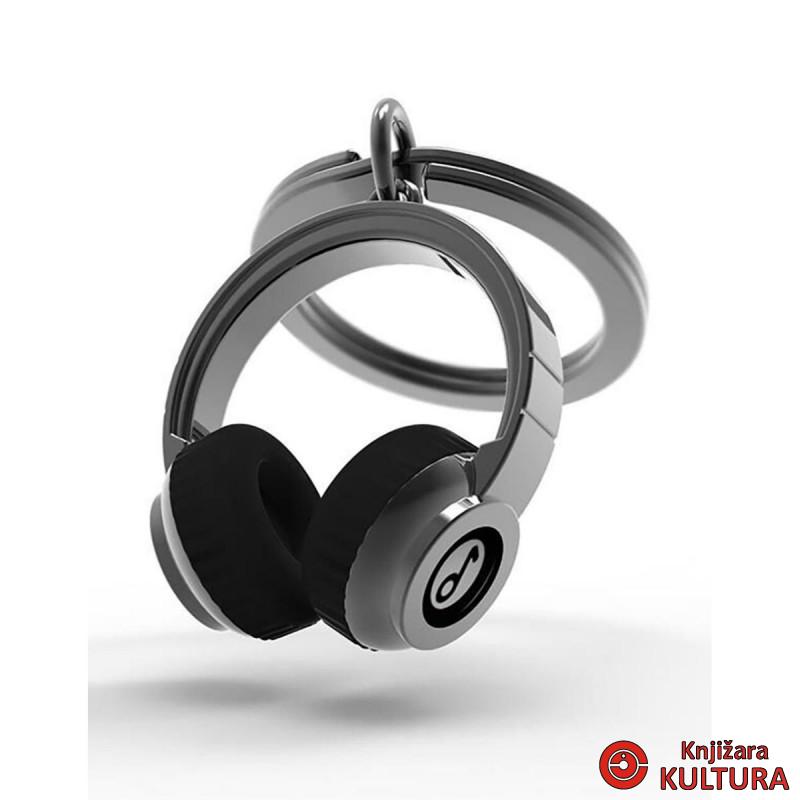 PRIVJESAK ZA KLJUČEVE-METAL- Music  -Headphone 