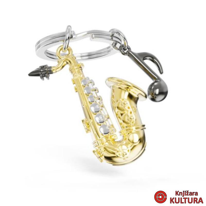 PRIVJESAK ZA KLJUČEVE-METAL- Music  -Saxophone 
