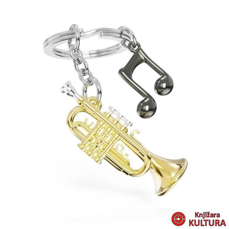 PRIVJESAK ZA KLJUČEVE-METAL- Music  -Trumpet 