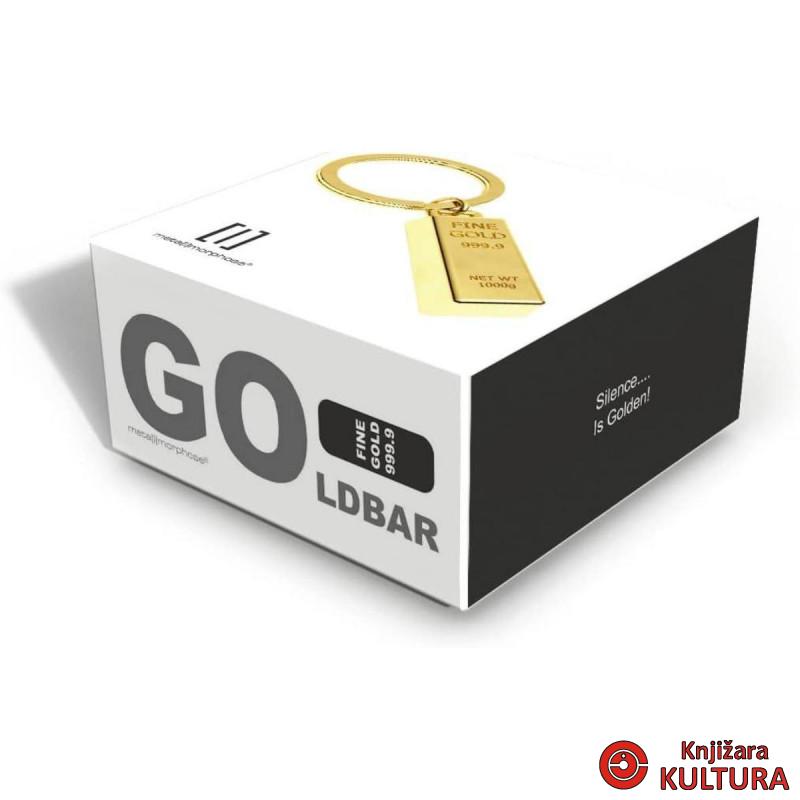 PRIVJESAK ZA KLJUČEVE-METAL- Lifestyle  -Gold Bar 