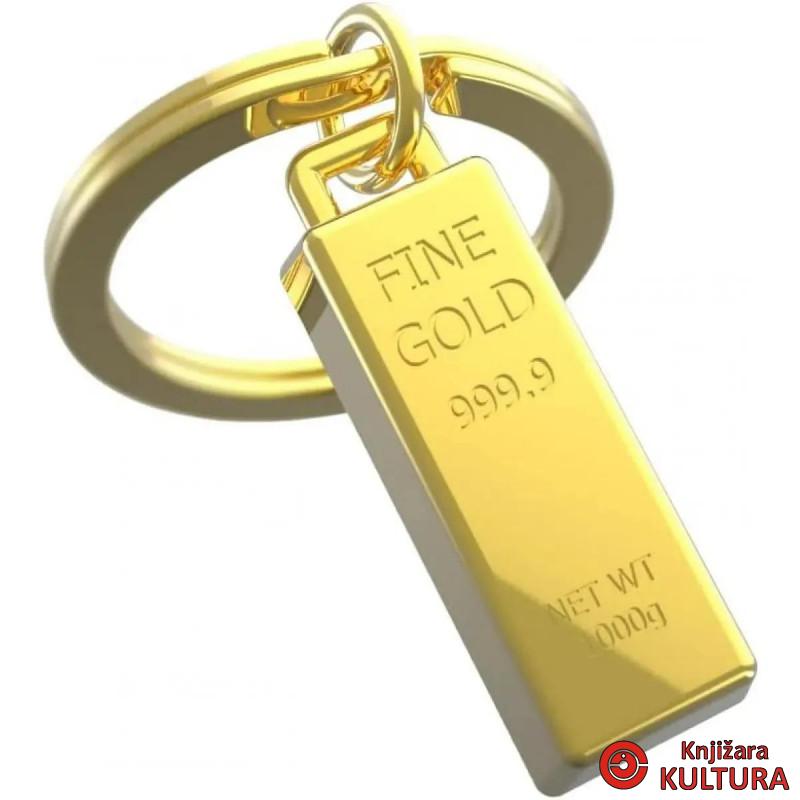 PRIVJESAK ZA KLJUČEVE-METAL- Lifestyle  -Gold Bar 