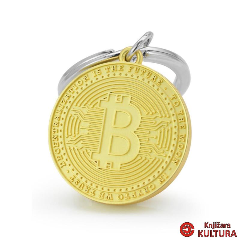 PRIVJESAK ZA KLJUČEVE-METAL- Lifestyle  -Pearl Gold Coin 