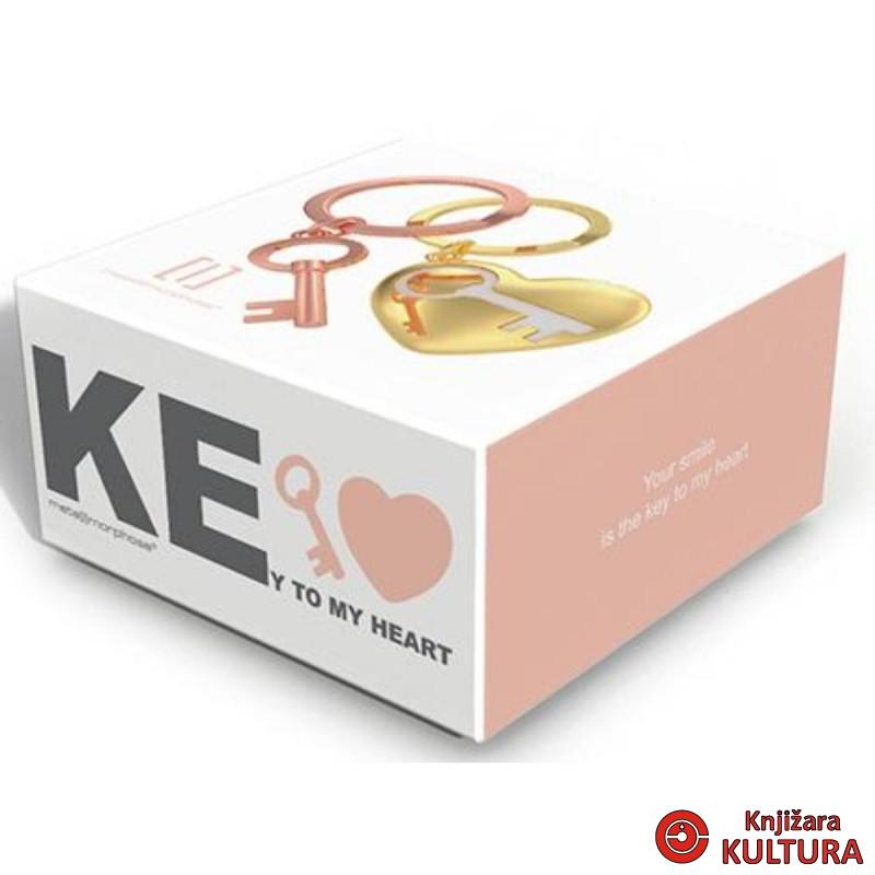 PRIVJESAK ZA KLJUČEVE-METAL- Love  – You are the key to my heart 