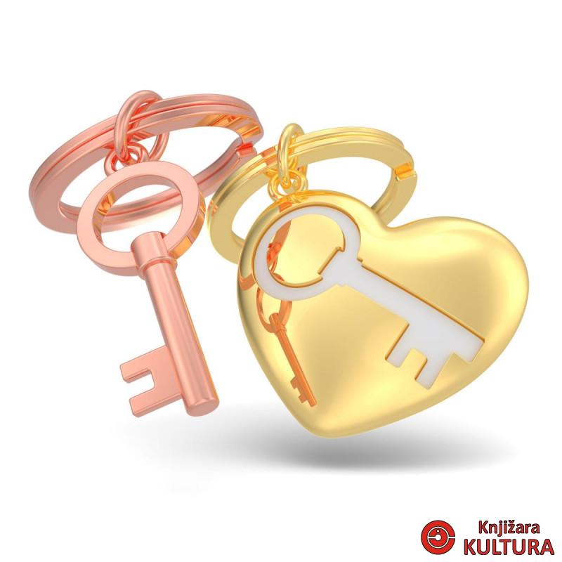 PRIVJESAK ZA KLJUČEVE-METAL- Love  – You are the key to my heart 