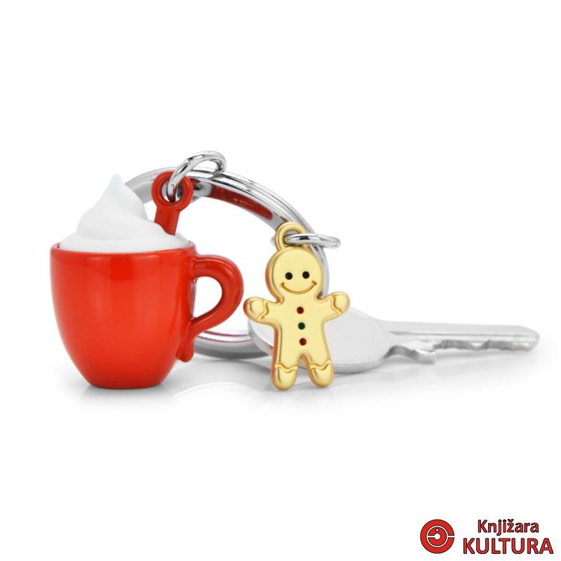 PRIVJESAK ZA KLJUČEVE-METAL- Winter/Lifestyle  - Chocolate Milk Cup with Ginger 