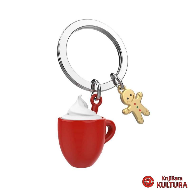 PRIVJESAK ZA KLJUČEVE-METAL- Winter/Lifestyle  - Chocolate Milk Cup with Ginger 