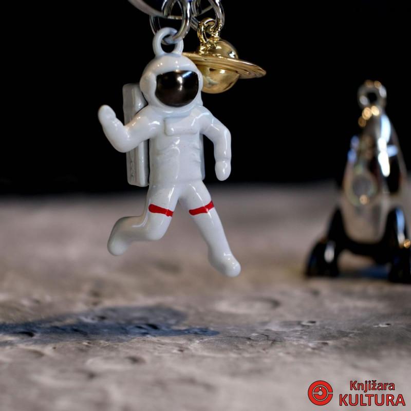 PRIVJESAK ZA KLJUČEVE-METAL- Lifestyle  -Astronaut with Black Screen 