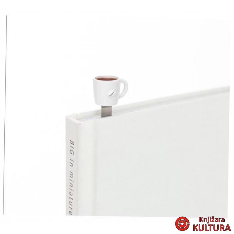 OBILJEŽIVAČ STRANICA 3D METALNI - Cappuccino 