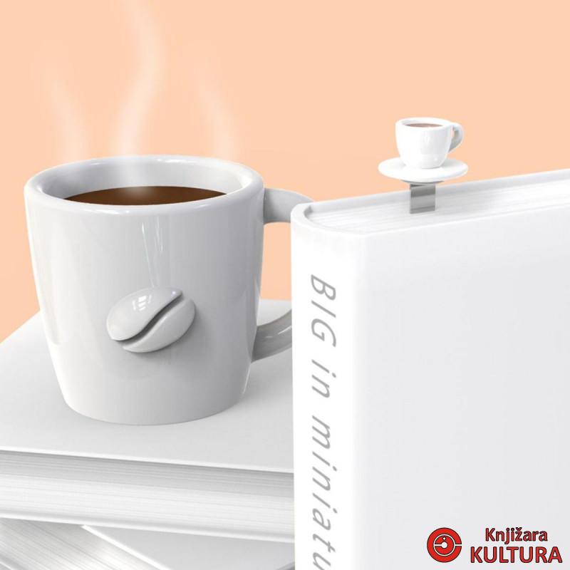OBILJEŽIVAČ STRANICA 3D METALNI - Coffee 