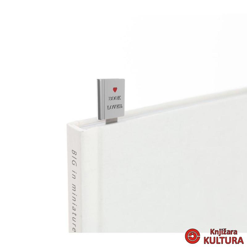 OBILJEŽIVAČ STRANICA 3D METALNI - Booklover 