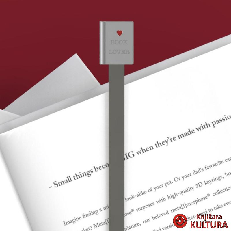 OBILJEŽIVAČ STRANICA 3D METALNI - Booklover 