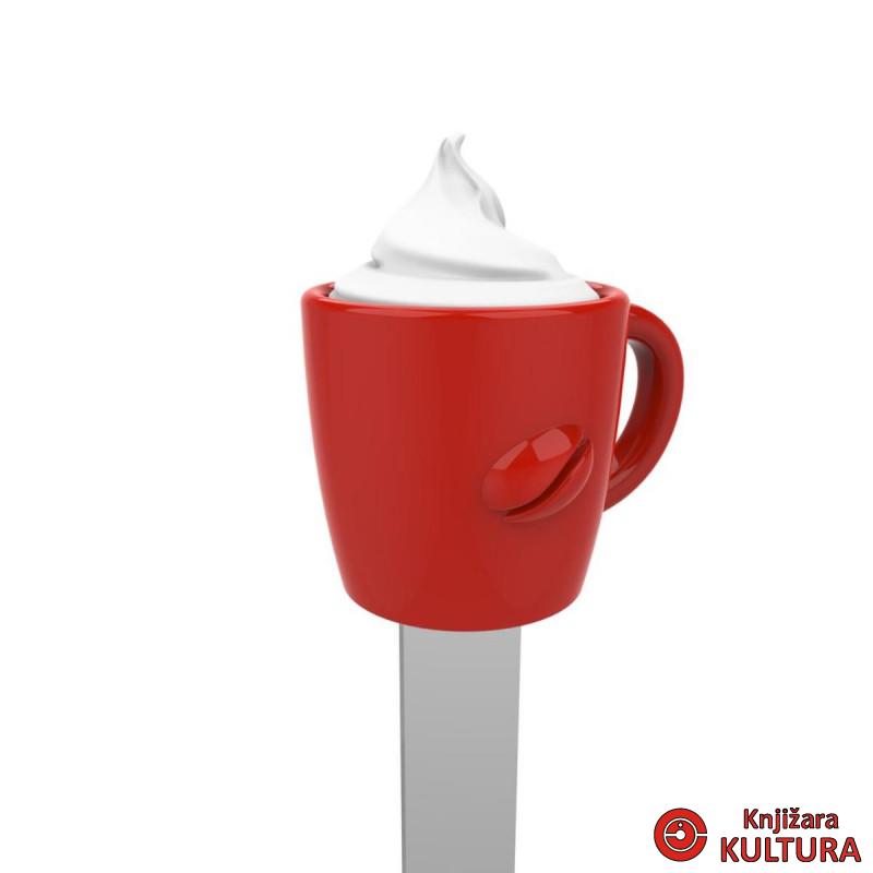 OBILJEŽIVAČ STRANICA 3D METALNI - Chocolate Cup or cappucino cup 