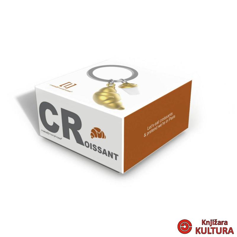 PRIVJESAK ZA KLJUČEVE METAL-BREAKEFAST FOODIE- CROISSANT 