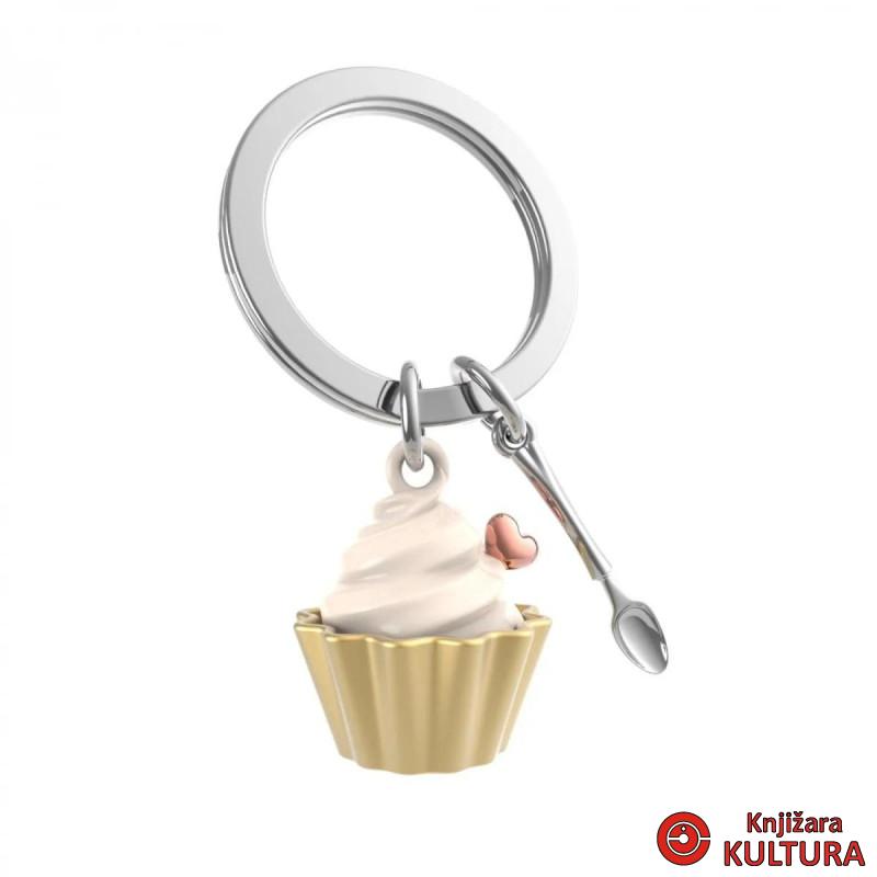 PRIVJESAK ZA KLJUČEVE METAL-BREAKEFAST FOODIE- CUPCAKE 