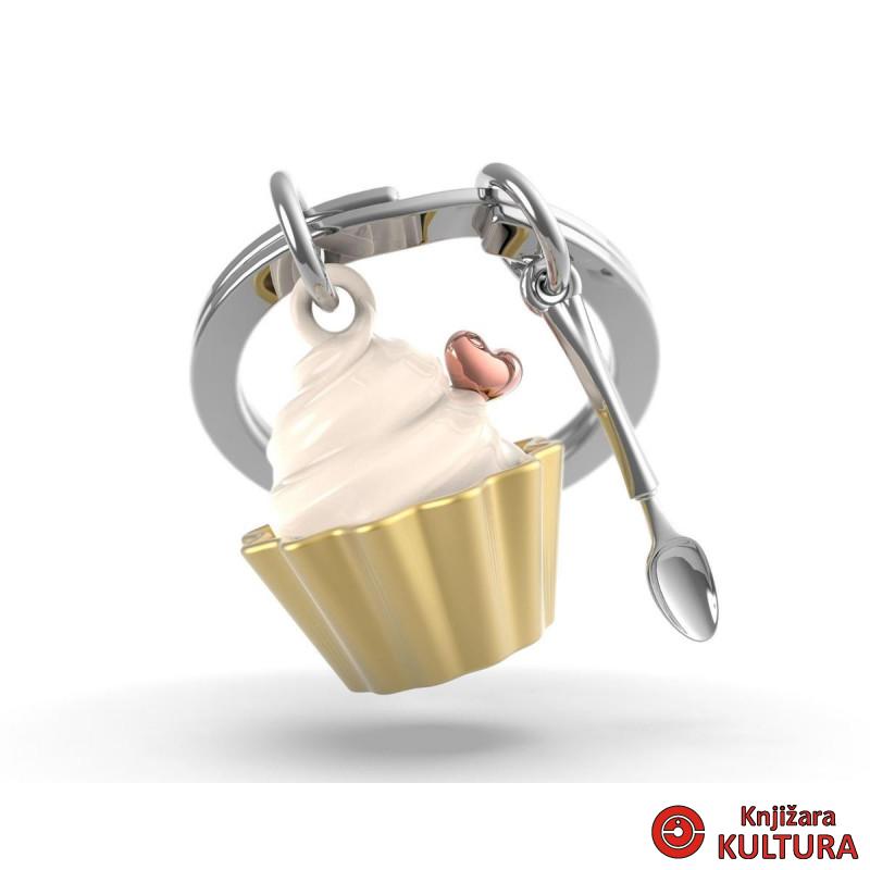 PRIVJESAK ZA KLJUČEVE METAL-BREAKEFAST FOODIE- CUPCAKE 