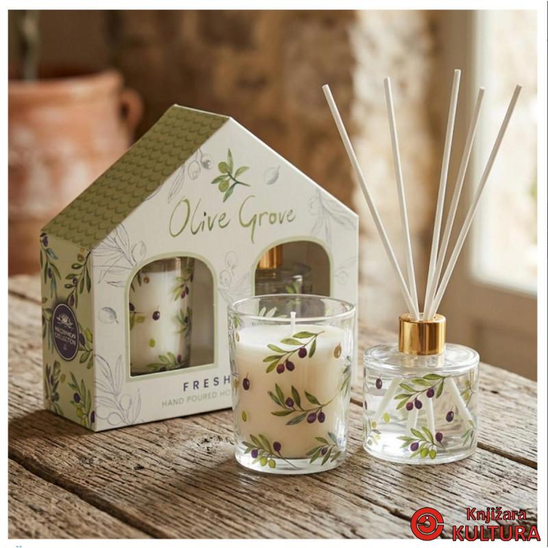 SVIJEĆA I DIFOZER OLIVE GROVE LP76848 