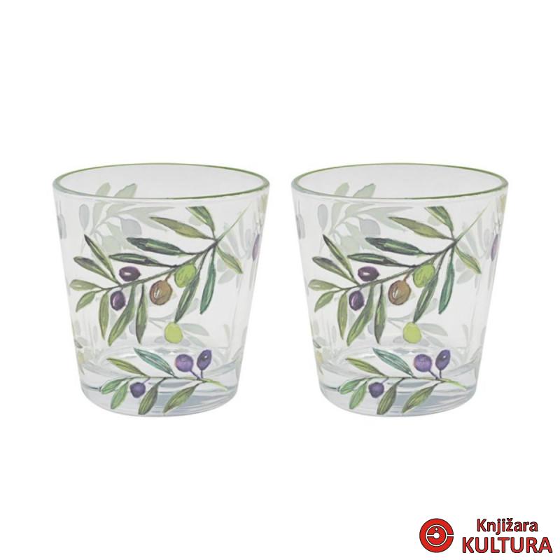 ČAŠE SET 2U1 OLIVE LP77804 