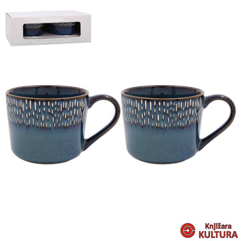 ŠOLJE SET 2U1 REACTIVE GLAZE LP74762 