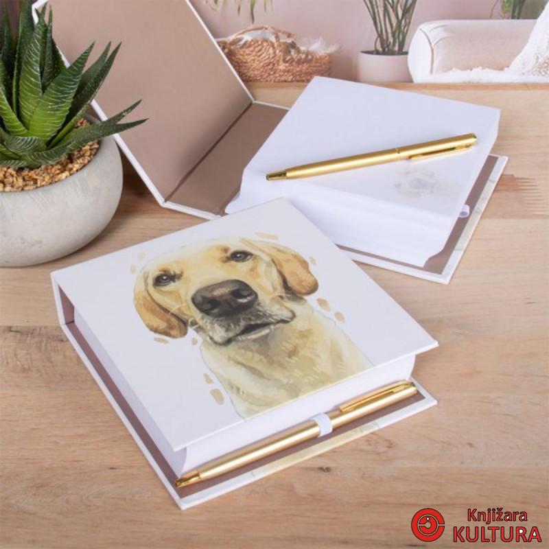 BLOK ZA PORUKE GOLD LABRADOR LP75175 
