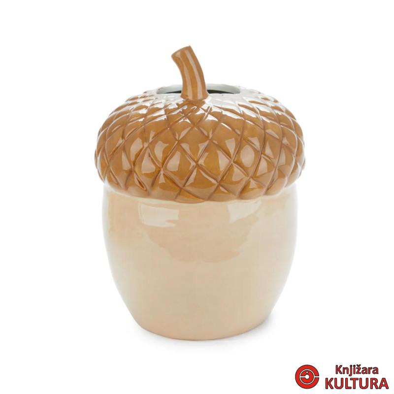 VAZA ACORN BROWN KERAMIKA 