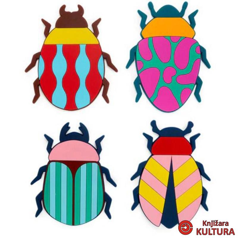 PODMETAČI THE BEETLES X4 PLASTIKA 