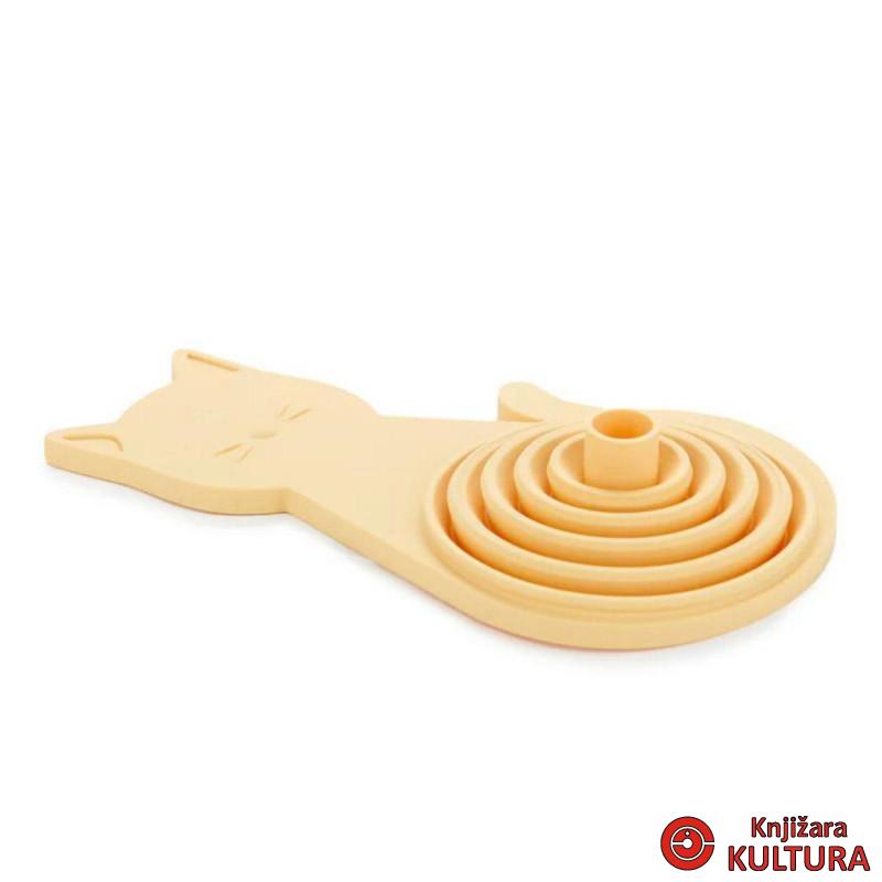 LIJEVAK MEOW ORANGE MAGNET SILIKON 