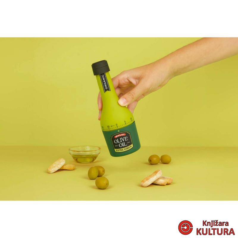 TAJMER OLIVE OIL GREEN PLASTIKA 