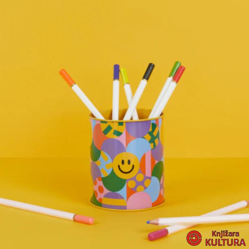 DRŽAČ ZA OLOVKE LOS PEPES SMILEYS YELLOW META 