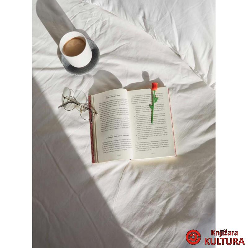 OBILJEŽIVAČ STRANICA ROSE RED PLASTIKA 