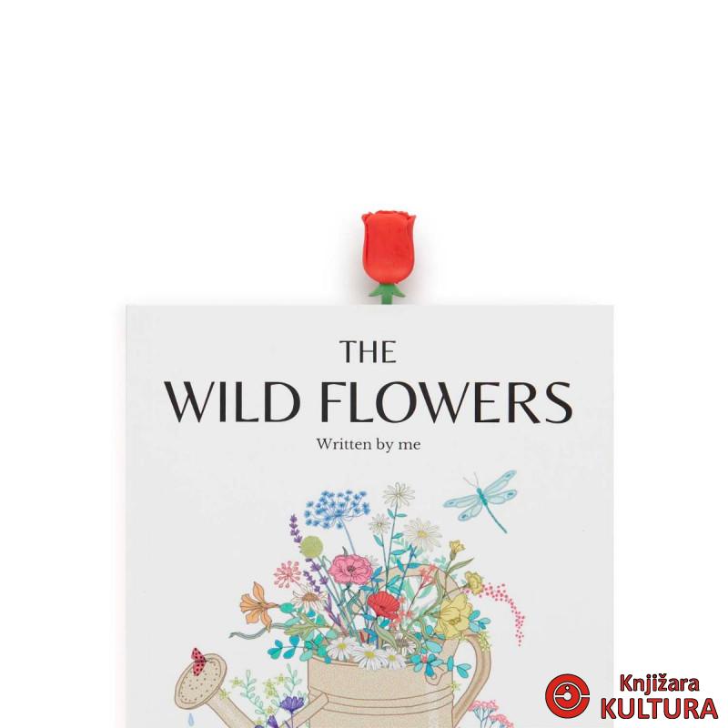 OBILJEŽIVAČ STRANICA ROSE RED PLASTIKA 
