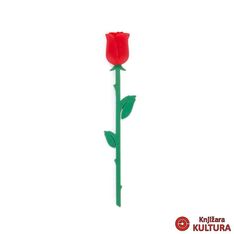 OBILJEŽIVAČ STRANICA ROSE RED PLASTIKA 
