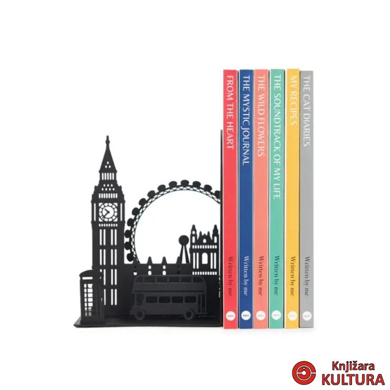 DRŽAČ ZA KNJIGE LONDON BLACK METAL 