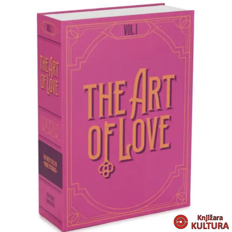 KUTIJA KNJIGA THE ART OF LOVE PINK MAGNETIC 