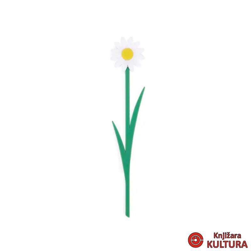 OBILJEŽIVAČ STRANICA DAISY WHITE PLASTIKA 