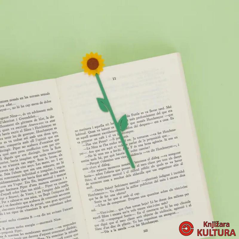 OBILJEŽIVAČ STRANICA SUNFLOWER YELLOW PLASTIKA 