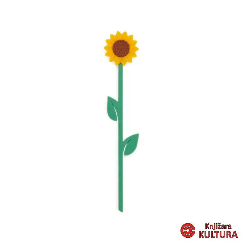 OBILJEŽIVAČ STRANICA SUNFLOWER YELLOW PLASTIKA 