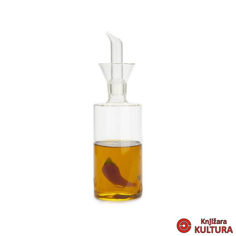 BOCA ZA ULJE/ZAČINE CHILLI 350 ML NO DRIP STAKLO 