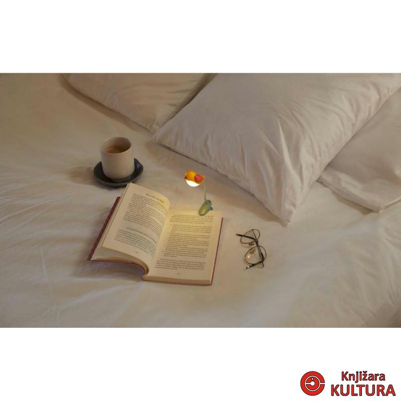 LAMPA ZA KNJIGU BIRDIE YELLOW PLASTIKA 