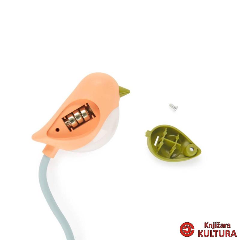LAMPA ZA KNJIGU BIRDIE PINK PLASTIKA 