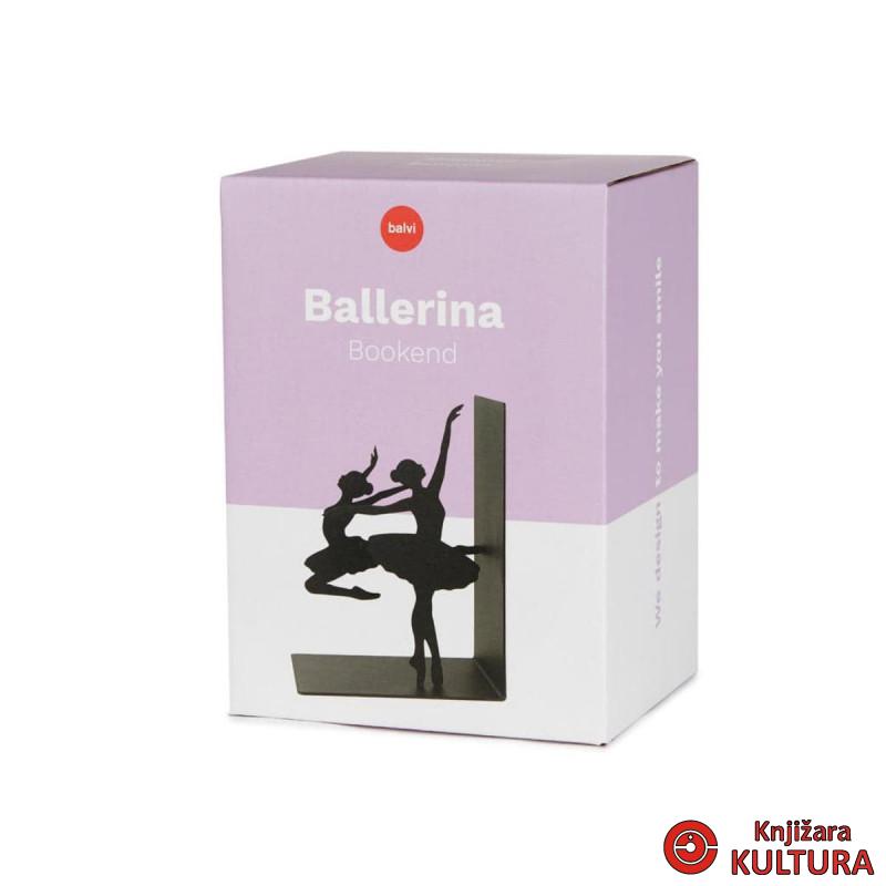 DRŽAČ ZA KNJIGE BALLERINA BLACK METAL 