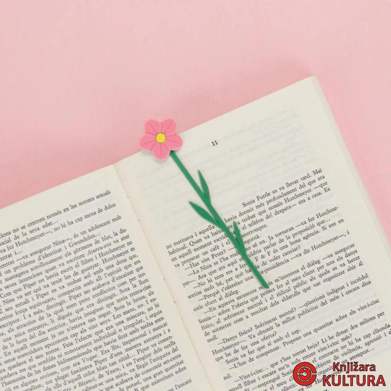 OBILJEŽIVAČ STRANICA WILD ROSE PINK PLASTIKA 