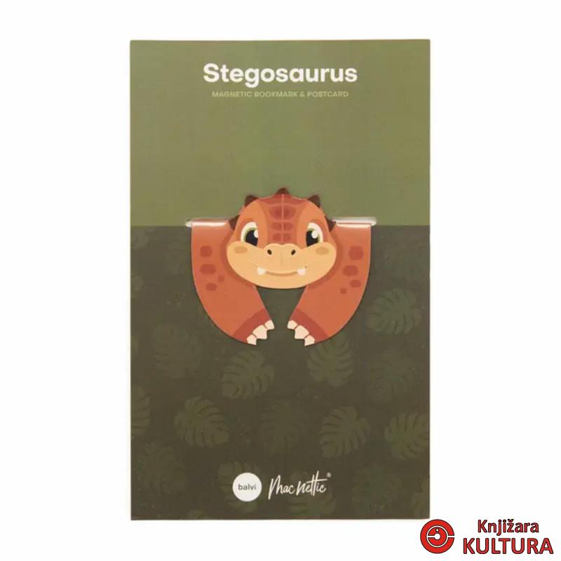 OBILJEŽIVAČ STRANICA MACNETTIC STEGOSAURUS FLEXIBLE 